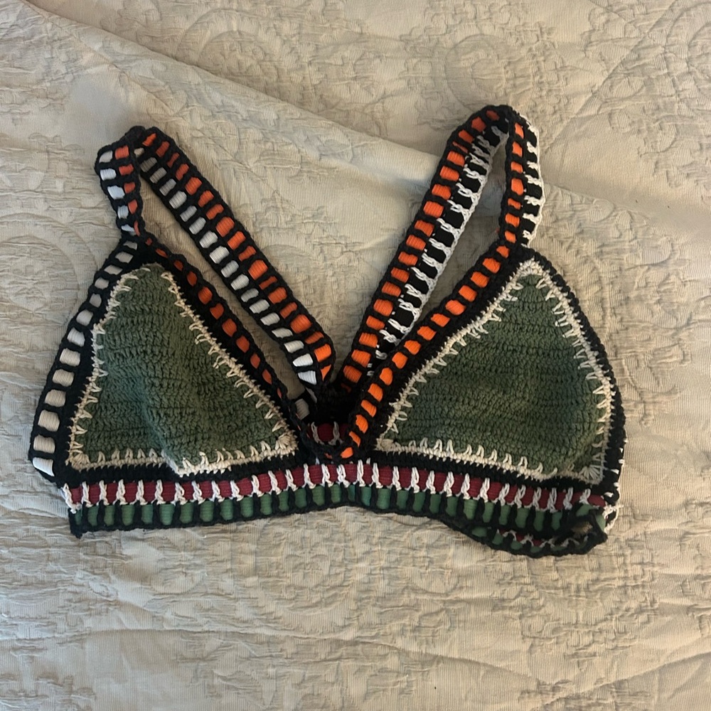 Crochet Triangle Bralette